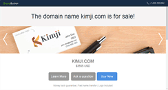 Desktop Screenshot of kimji.com